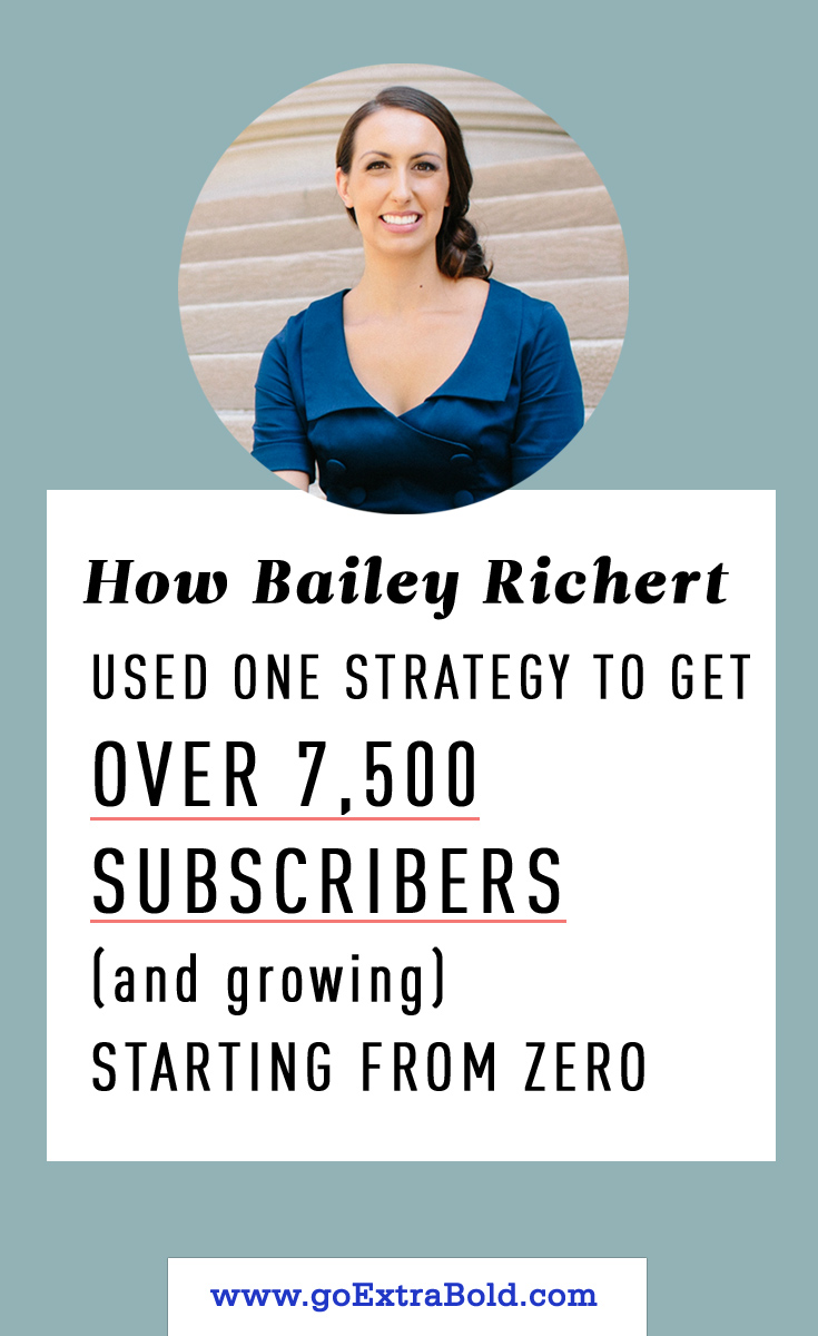 Bailey Richert: How to get 7500 subscribers