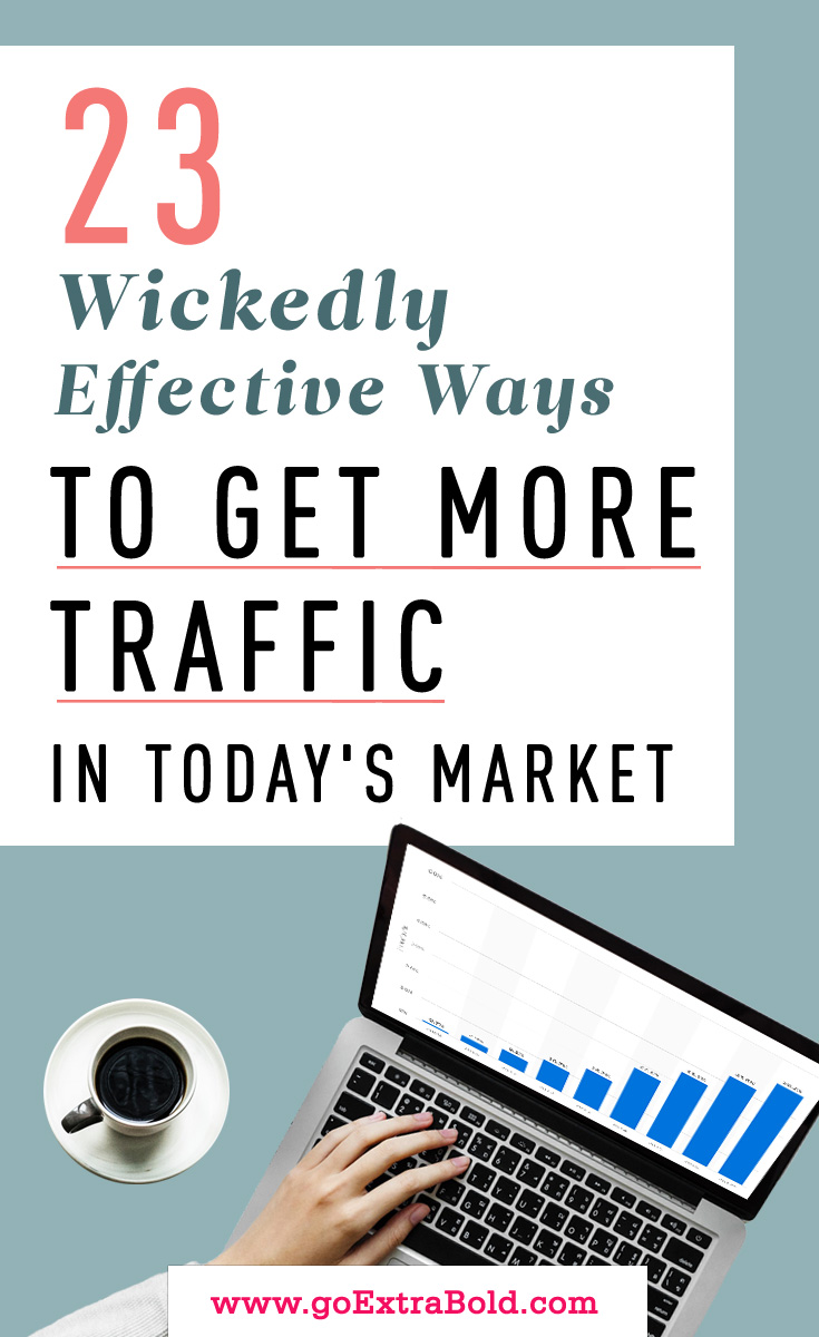Person taking notes, 23 ways to get more traffic